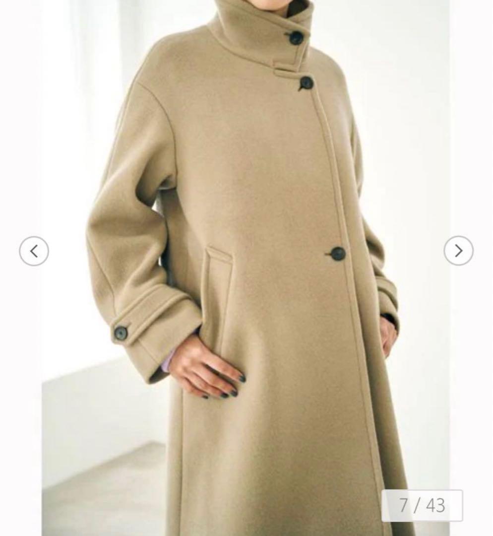 green label relaxing ソフトメルトン スタンドカラー コート - メルカリ