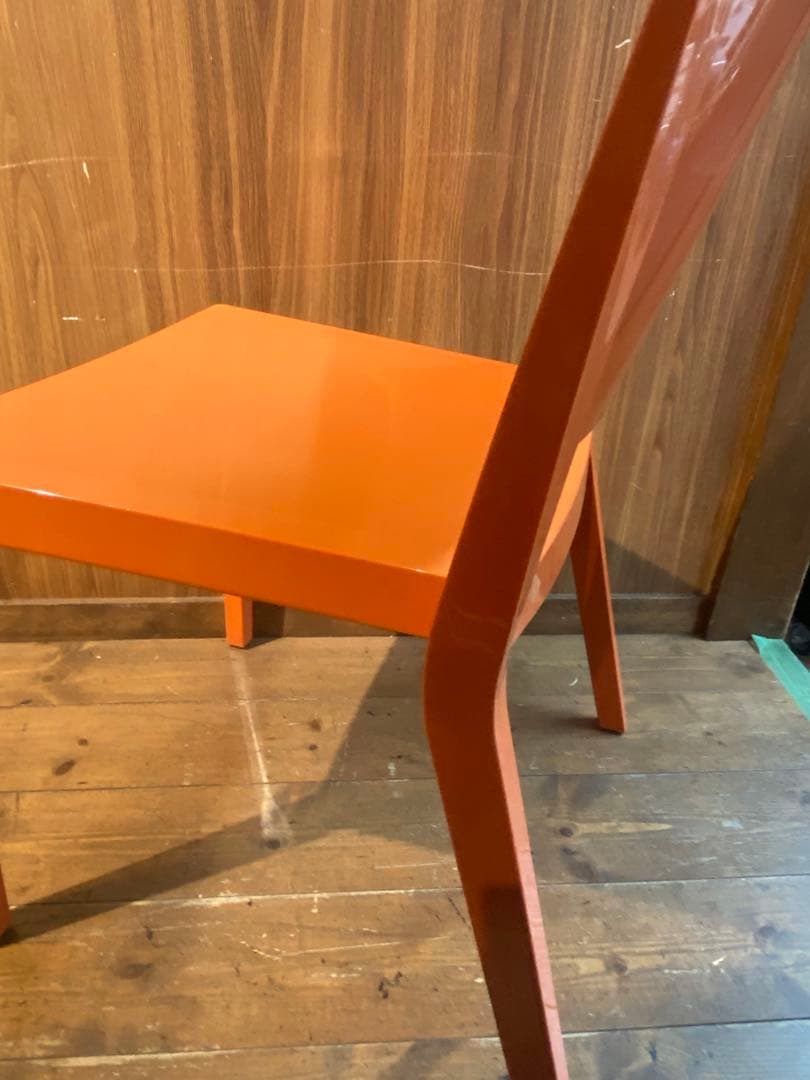 lizz リズ　ダイニングチェア　チェア　オレンジ　kartel イタリア製