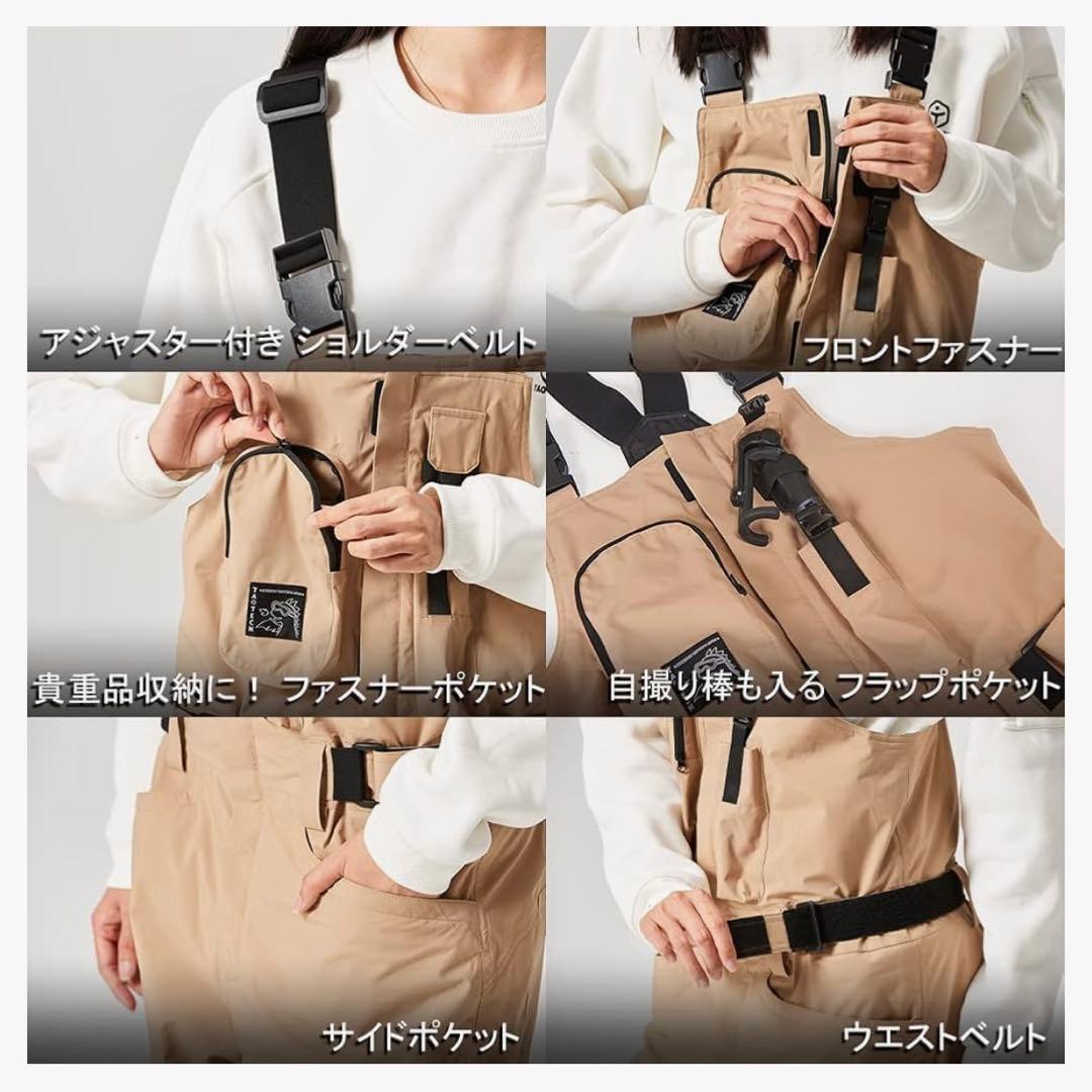 【TaoTech】スノボウェア オーバーオール 美品[定価19,800円]