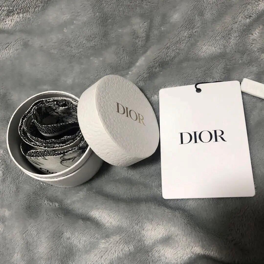 値下げ◎　Dior　ディオール　スカーフ　ミッツァ　白　黒