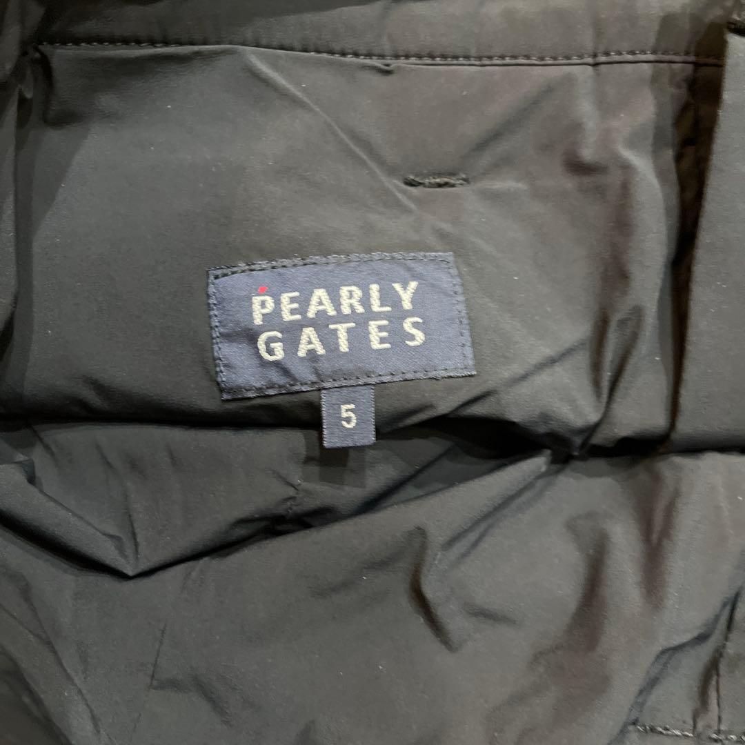 【値下交渉可能】PEARLY GATES ブラックダウンパンツ