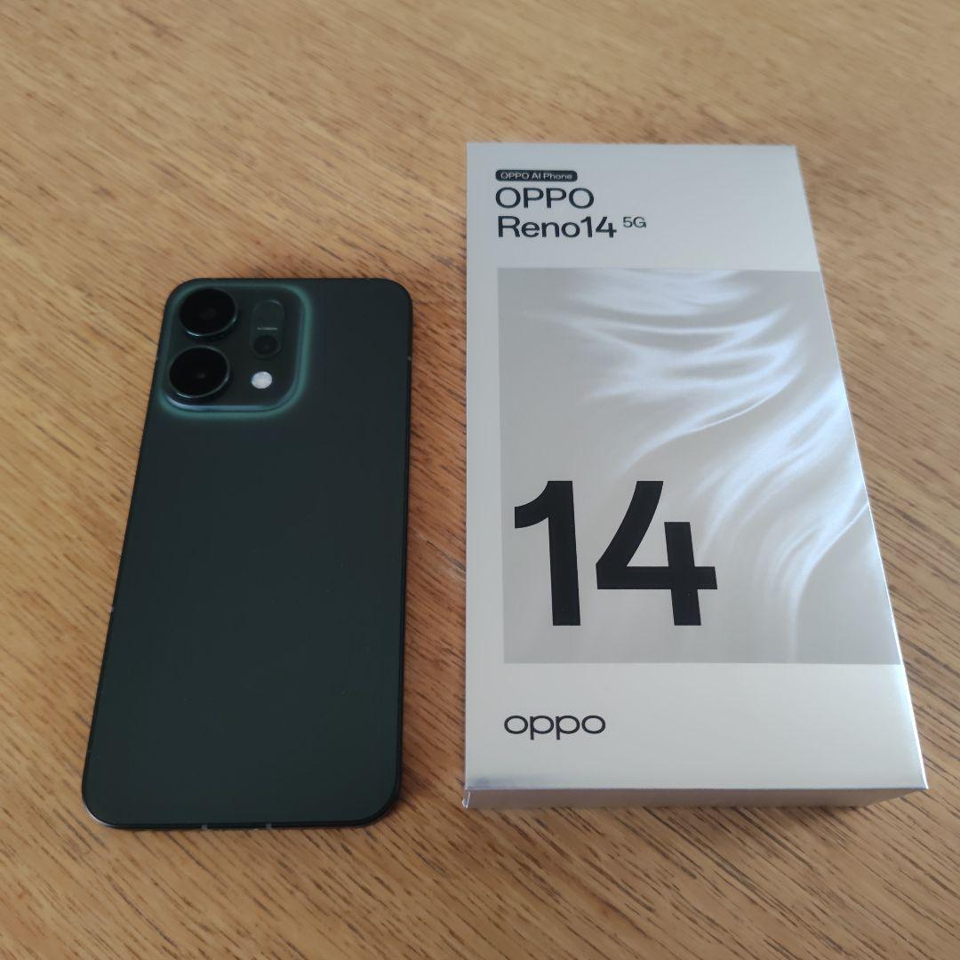 OPPO Reno14 5G ルミナスグリーン　本体　スマホ OPPO Reno14 5G 【SIMFREE】 | スマートフォン | OPPO公式オンライン