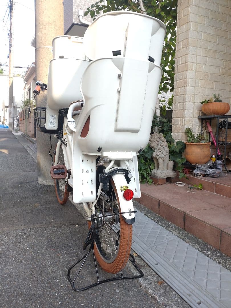 配送可★直接引渡可★カスタム【現行型ビッケグリ】電動アシスト自転車★３人乗子供乗