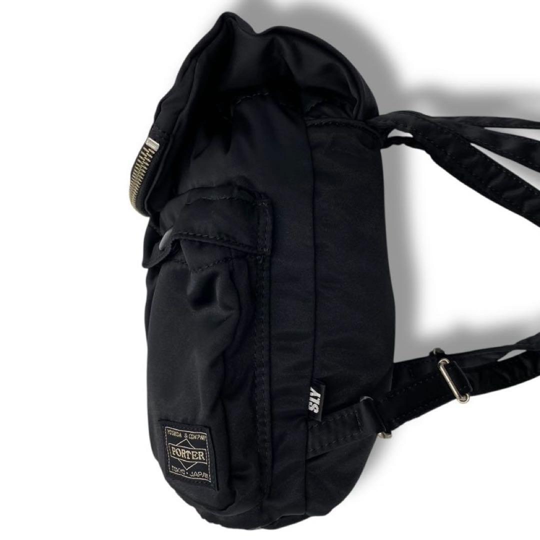 美品 PORTER SLY タンカー ナイロン リュック コラボ 口紅 リップ