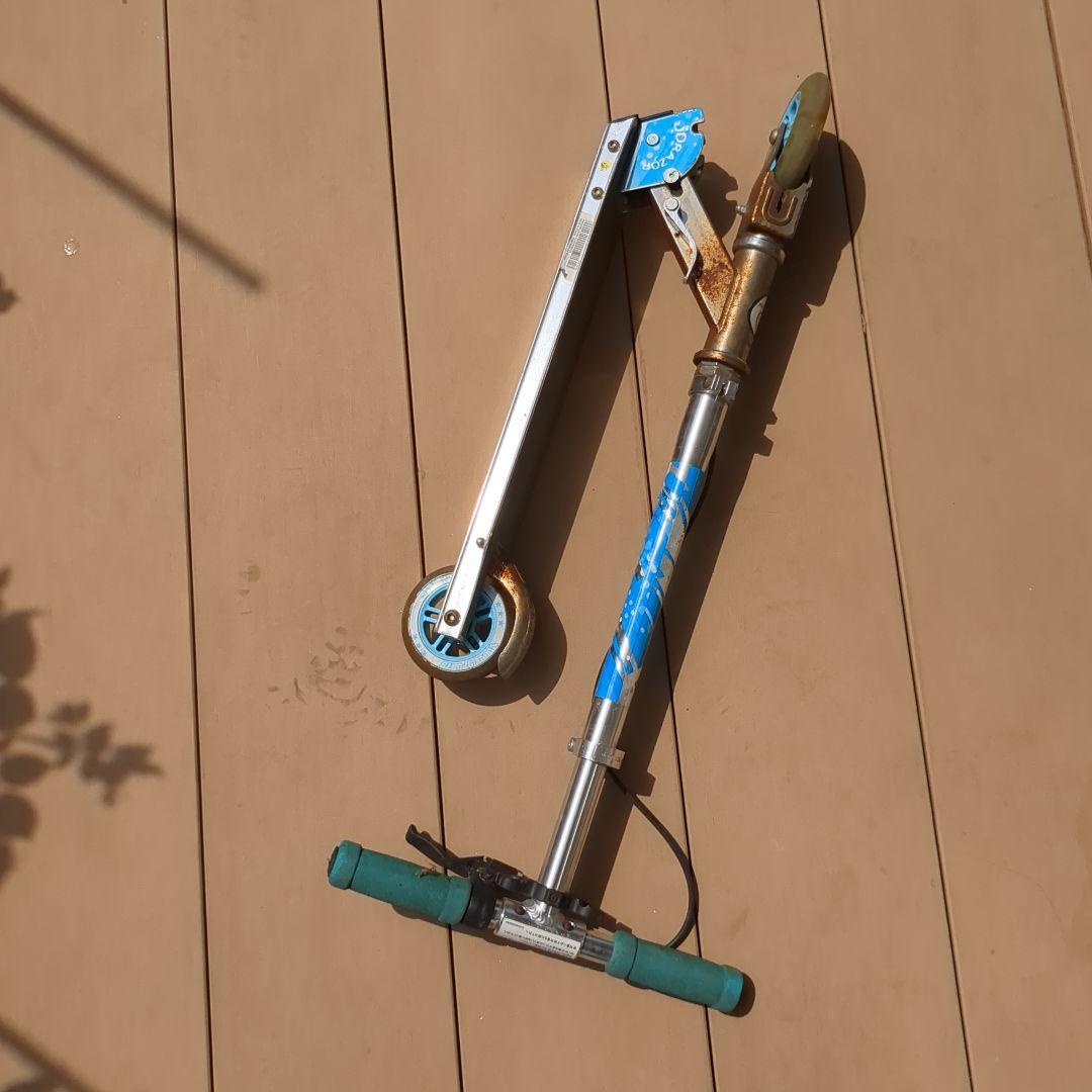 ★中古★ 20インチ 外装6段変速オートライト　付属時計バンド有　キックボード付