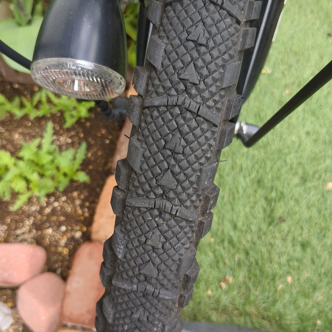 ★中古★ 20インチ 外装6段変速オートライト　付属時計バンド有　キックボード付