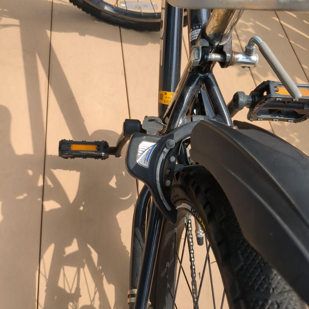 ★中古★ 20インチ 外装6段変速オートライト　付属時計バンド有　キックボード付