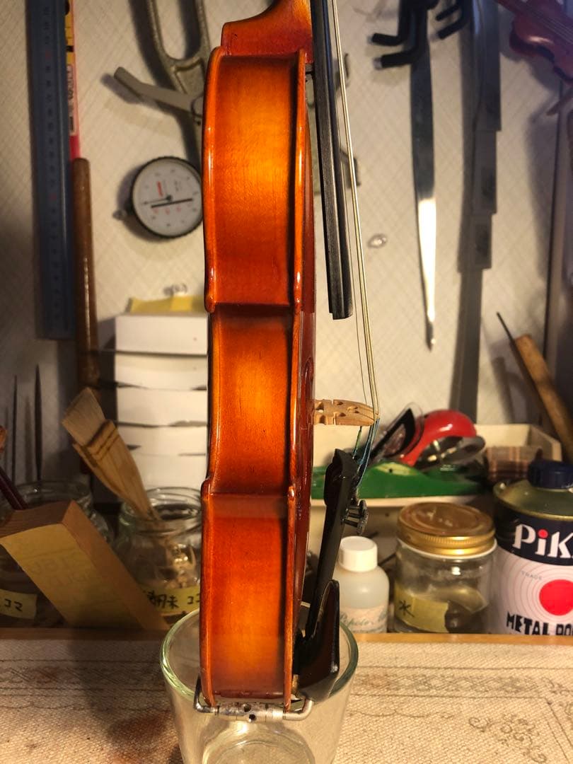 駒&魂柱調整済】Suzuki分数バイオリンNo280 1/16 1991