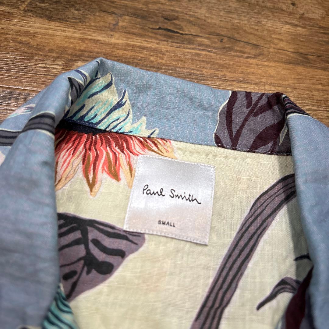 Paul Smith ポールスミス 22ss ひまわり 綿麻 アロハシャツ - メルカリ