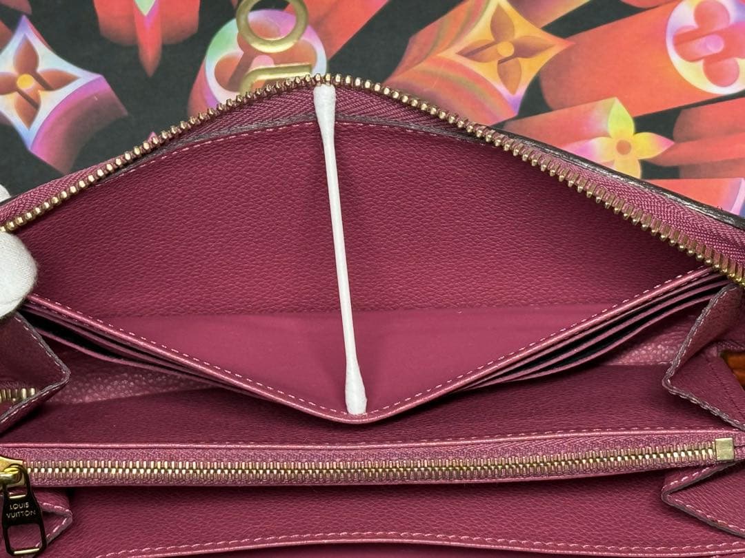 新型　ルイヴィトン　アンプラント　ジッピーウォレット長財布　ピンク系
