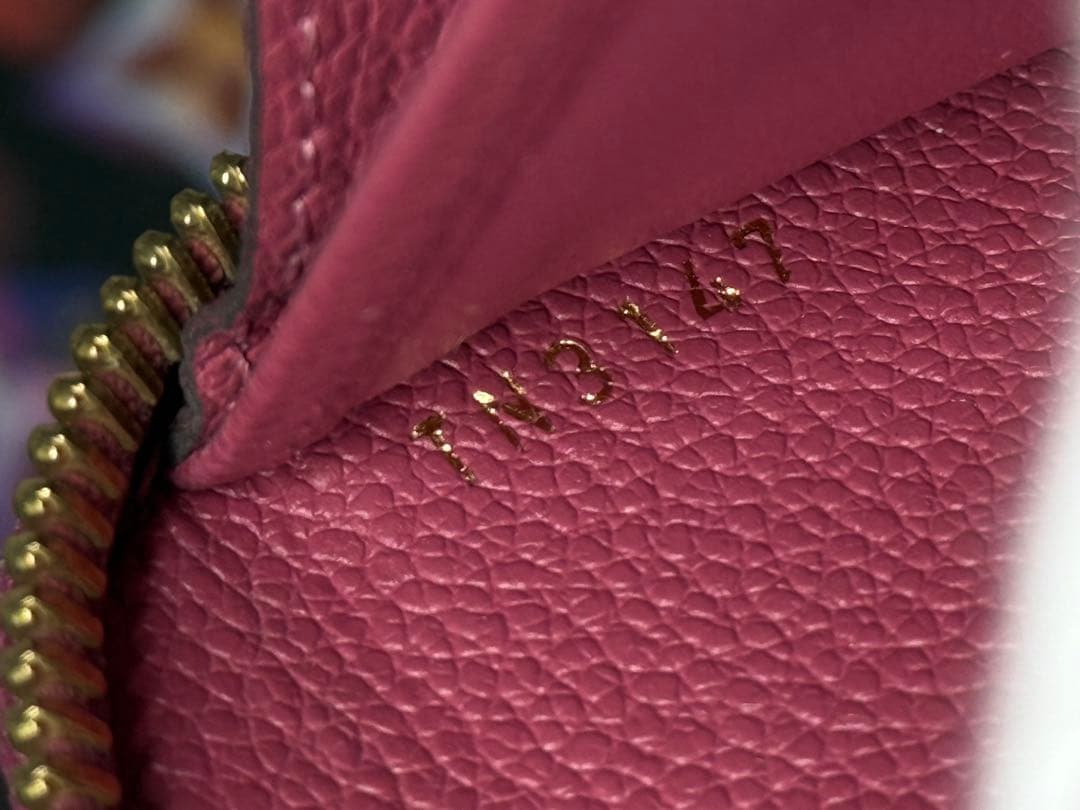 新型　ルイヴィトン　アンプラント　ジッピーウォレット長財布　ピンク系