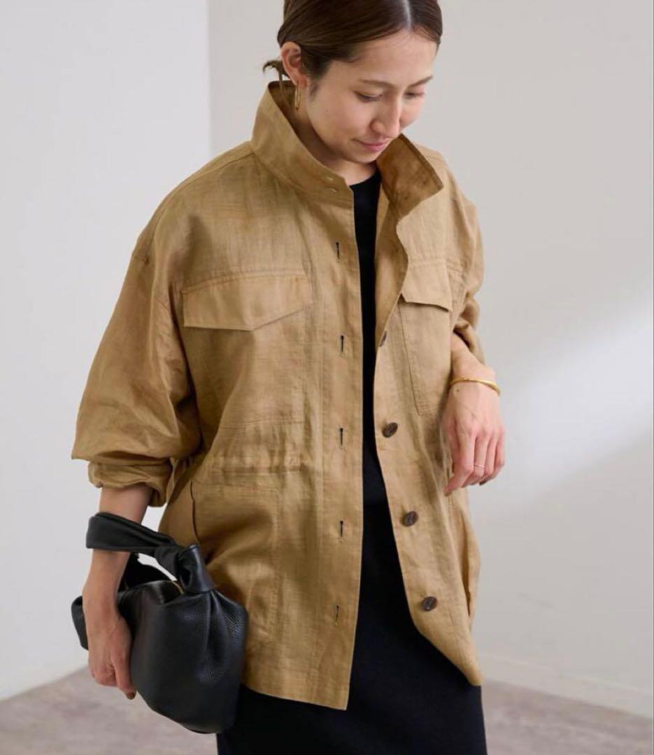 【極美品】FRAMeWORKラミースタンドブルゾン2025SS