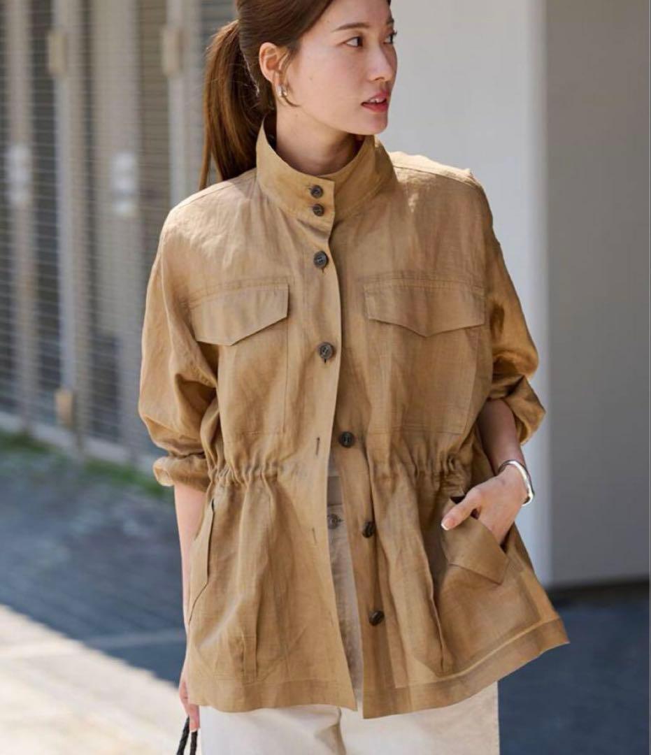 【極美品】FRAMeWORKラミースタンドブルゾン2025SS