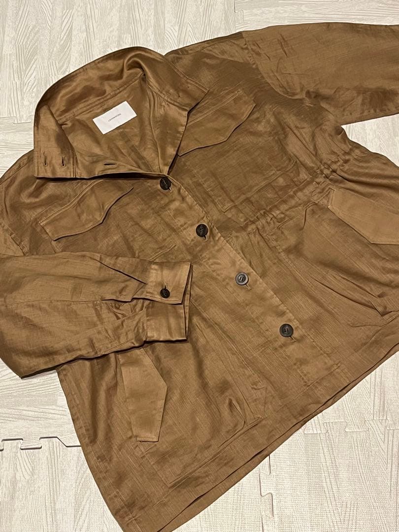 【極美品】FRAMeWORKラミースタンドブルゾン2025SS