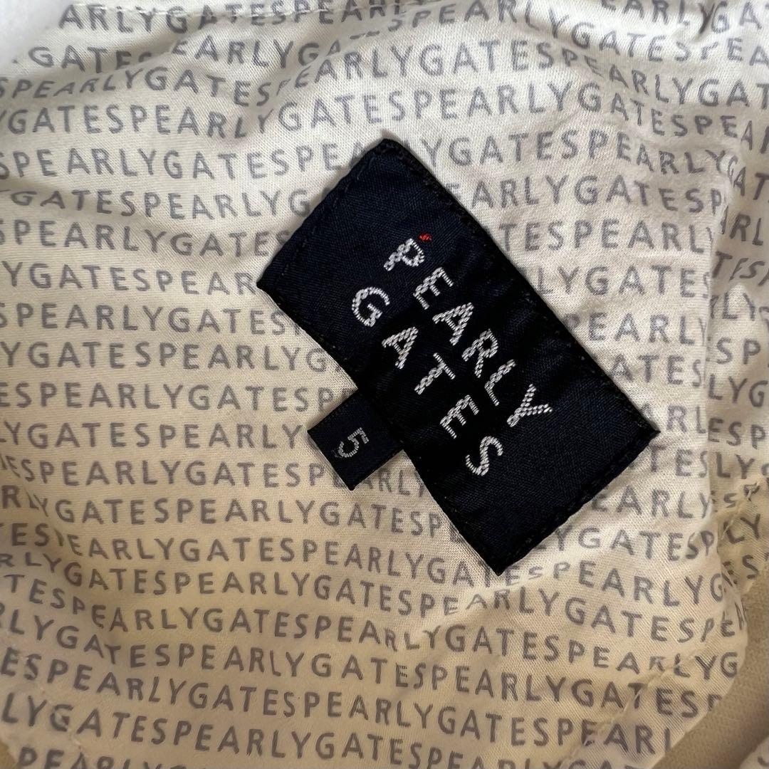 Pearly gates パーリーゲイツ　ゴルフパンツ　ズボン　ロゴ刺繍　白　L