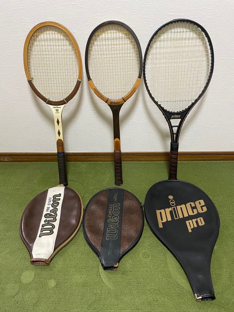 ウィルソン　ヴィンテージ　テニスラケット　3本