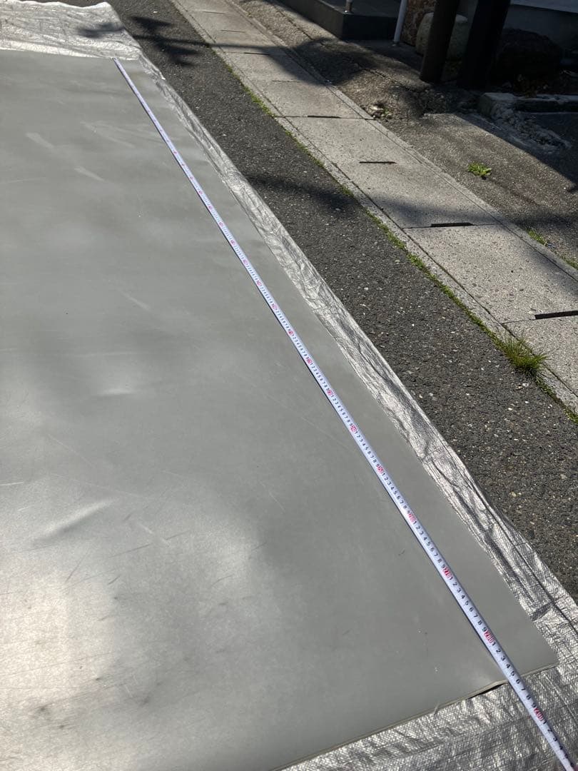 【中古】【大きめ】リノリウム　床　マット　約180cm×280cm