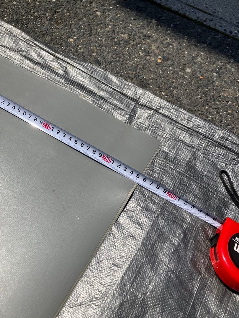 【中古】【大きめ】リノリウム　床　マット　約180cm×280cm