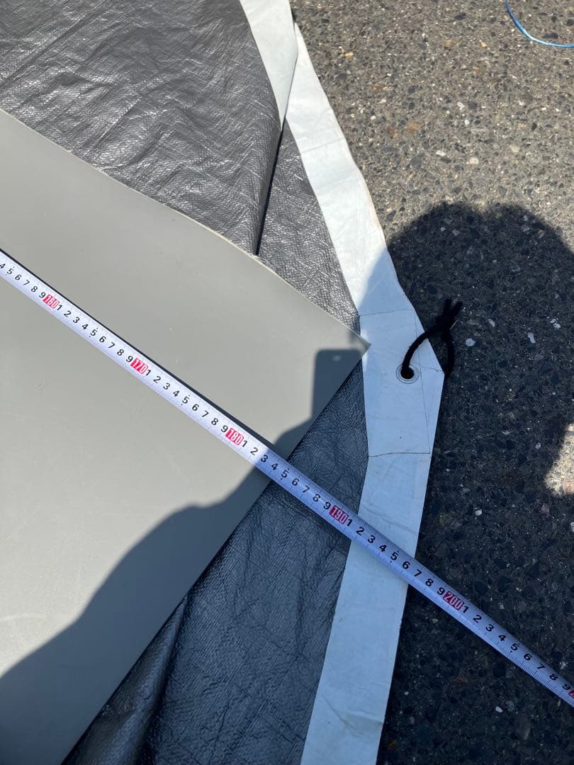 【中古】【大きめ】リノリウム　床　マット　約180cm×280cm