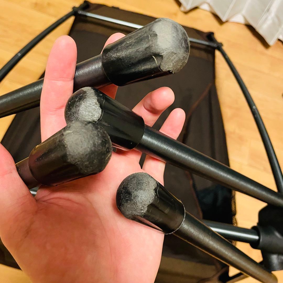 Qualz クオルツ ライトビーム ロングチェア 2脚セット　キャンプチェア