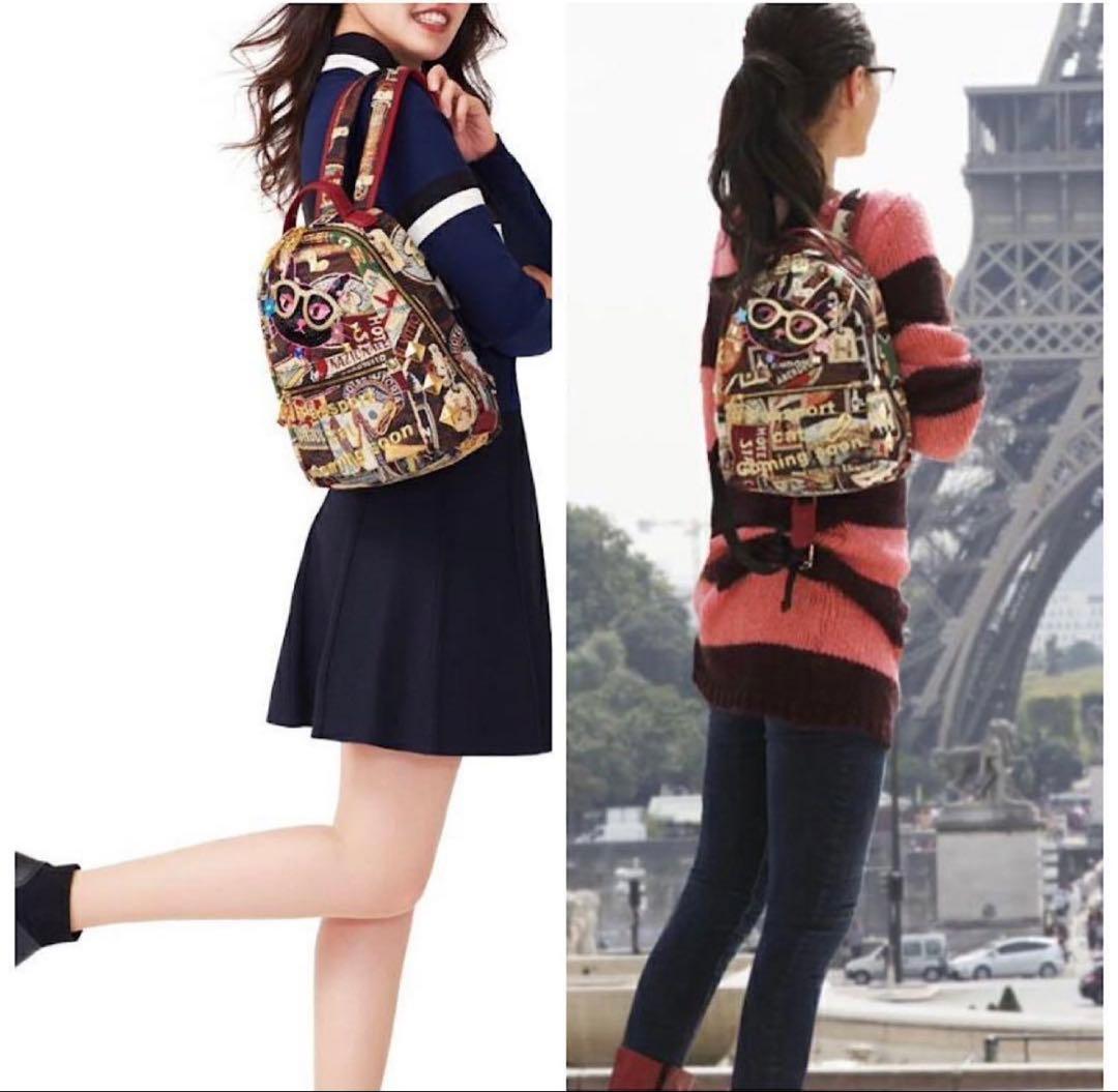 think bee! シンクビーリュック　パスポートキャット　総柄　未使用に近い