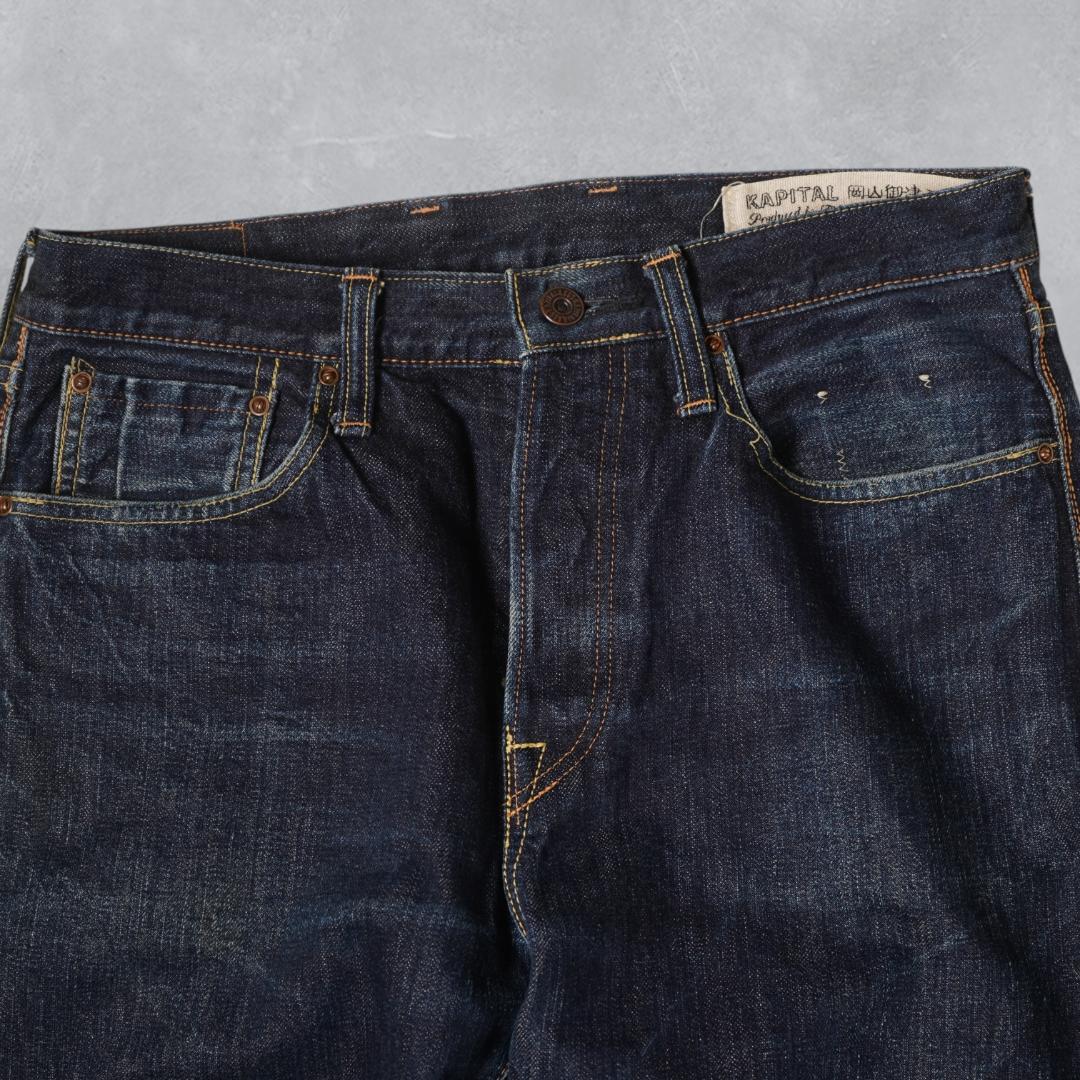 J295さ@ KAPITAL KIRO HIRATA シンチバッグ デニム - パンツブランド