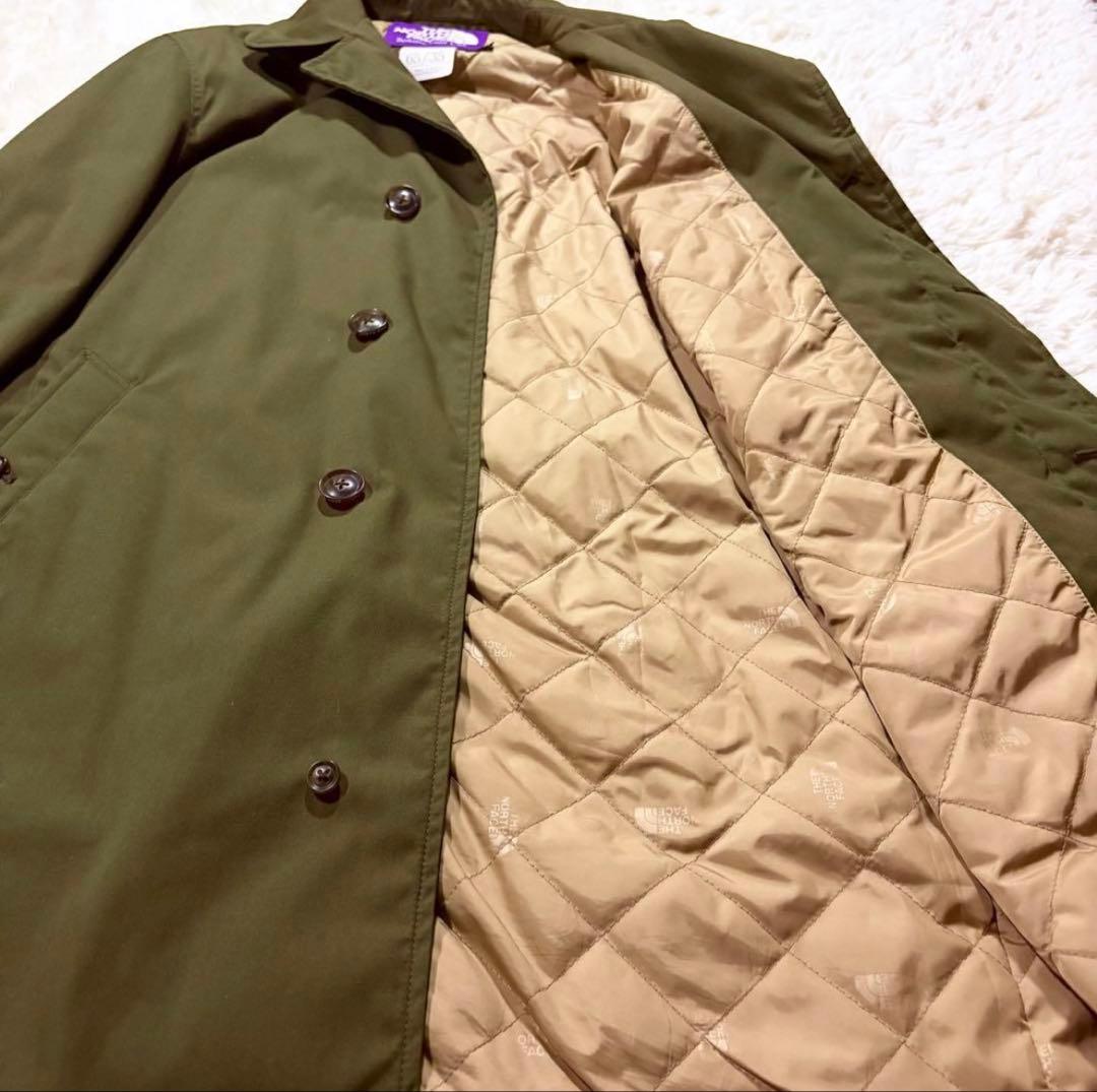 THE NORTH FACE BEAMS 別注 ステンカラーコート カーキ L