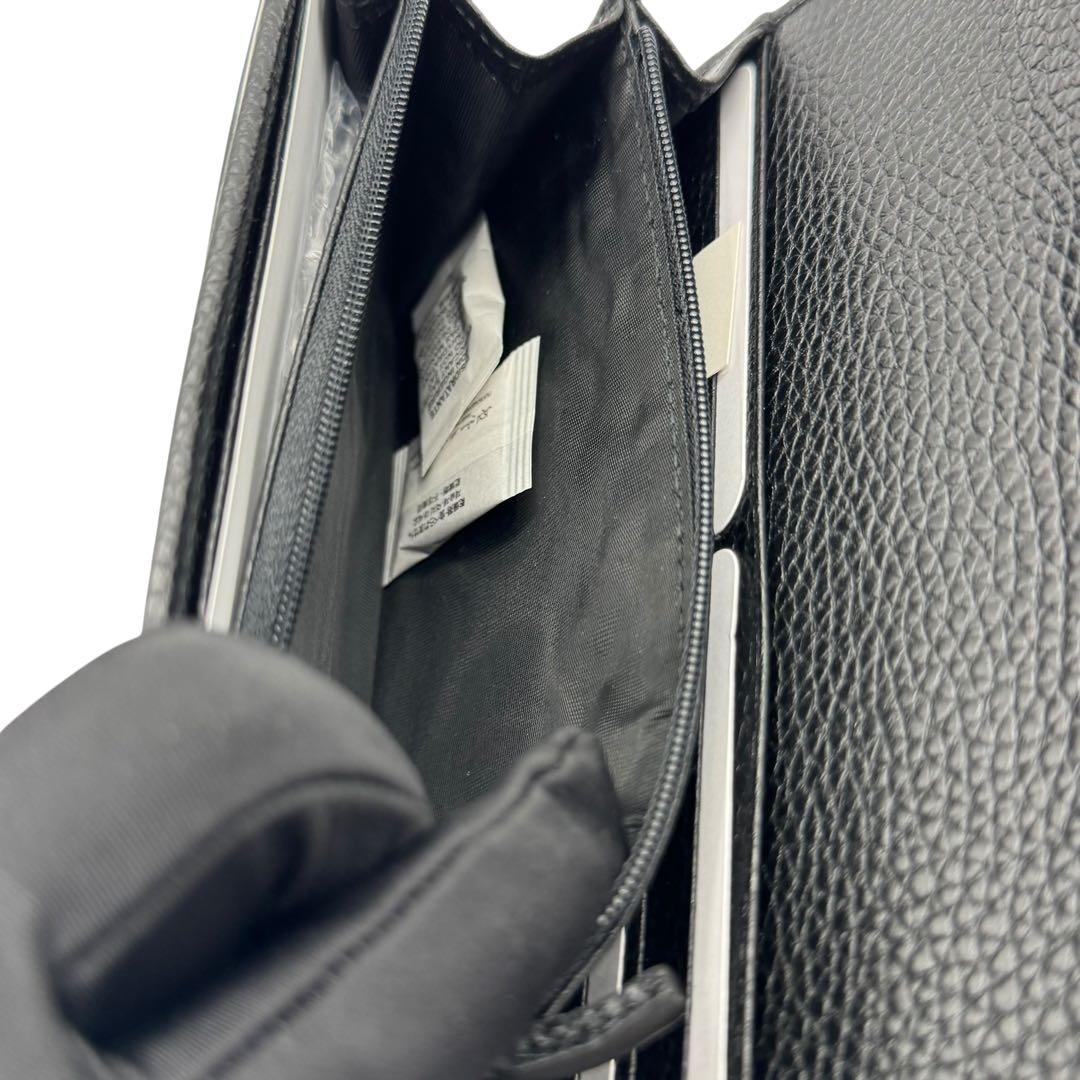 新品未使用　グッチ　インターロッキング　SOHO 長財布　レザー　黒