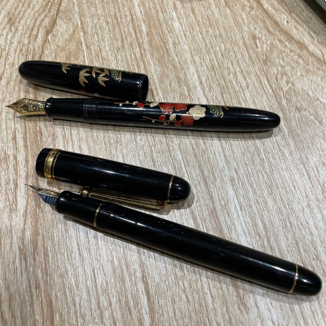万年筆セット パイロット蒔絵Fとカスタム74 SF L10856672 - 筆記具