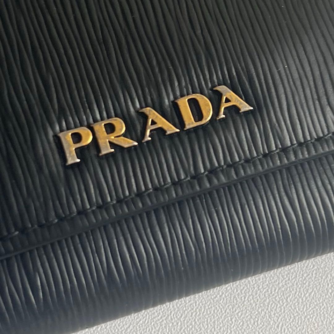 377 美品 PRADA プラダ キーケース