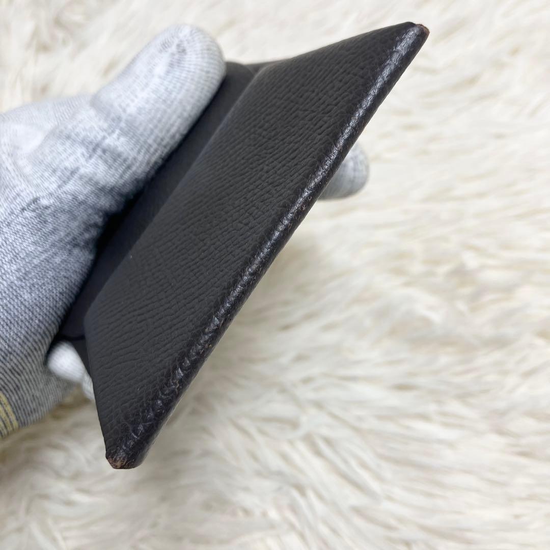 【美品】 HERMES バスティア ケース ダークブラウン