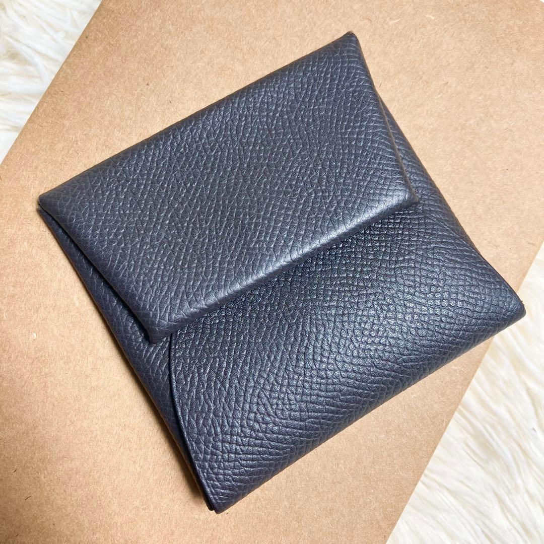 【美品】 HERMES バスティア ケース ダークブラウン
