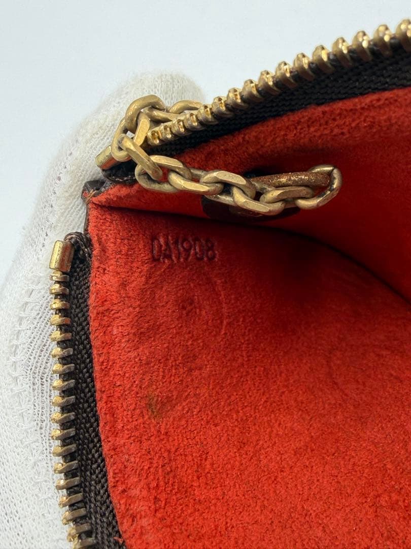 ルイヴィトン LOUIS VUITTON ケース　ポシェットクレ　ダミエ