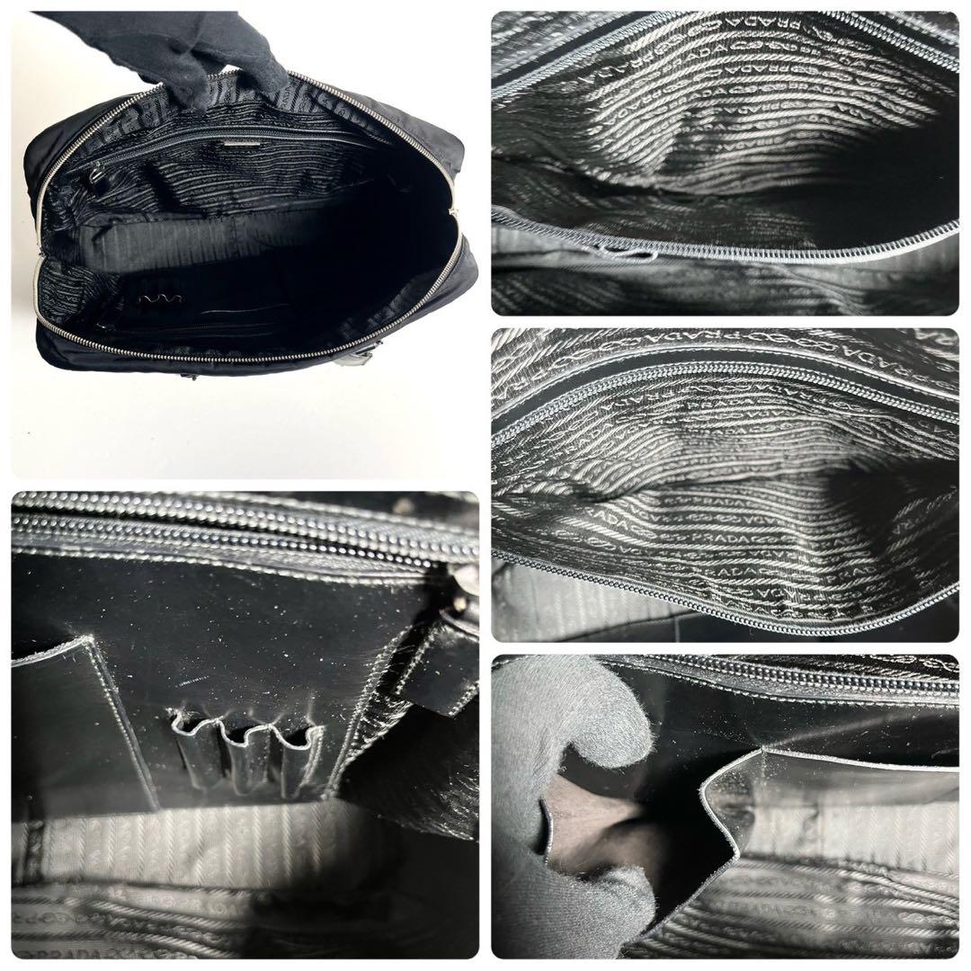 【超美品・使用感少ない✨】プラダ ミニボストンバッグ 南京錠 鍵付き ナイロン