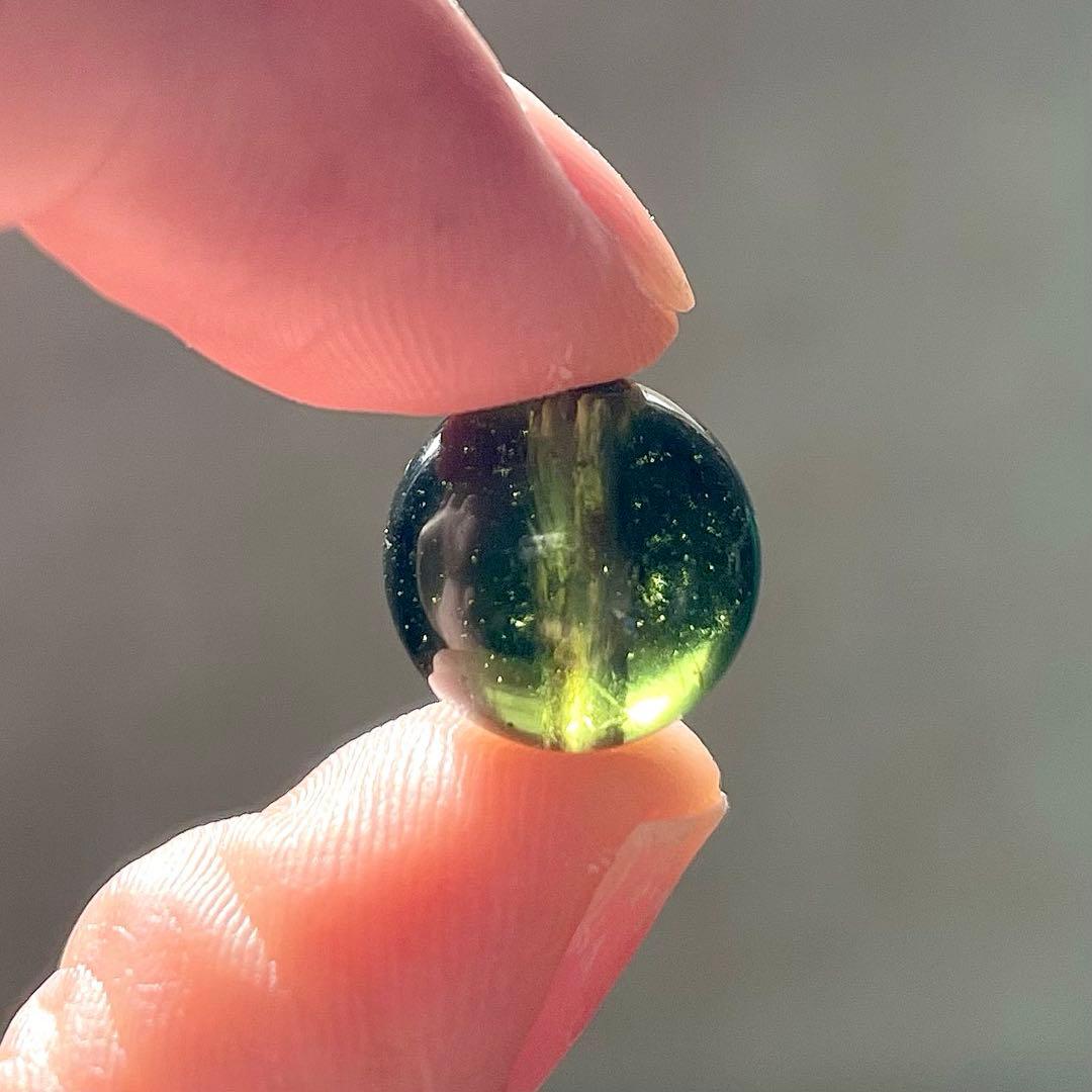 マ*エ様 モルダバイト　鑑別　大玉　11.6ミリ