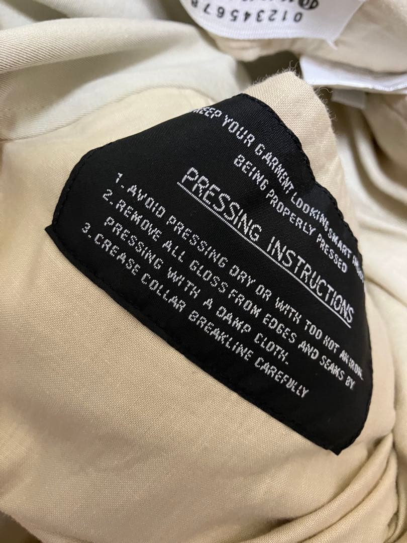 マルタンマルジェラ　アーカイブ　⑩ クルミボタン　コート　エルメス期　ここのえ