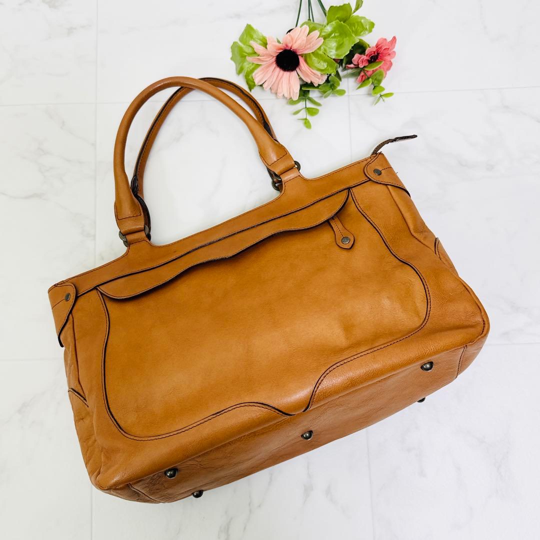 チーコ　ダコタDakota トートバッグ　レザー　革　ハンドバッグ　茶