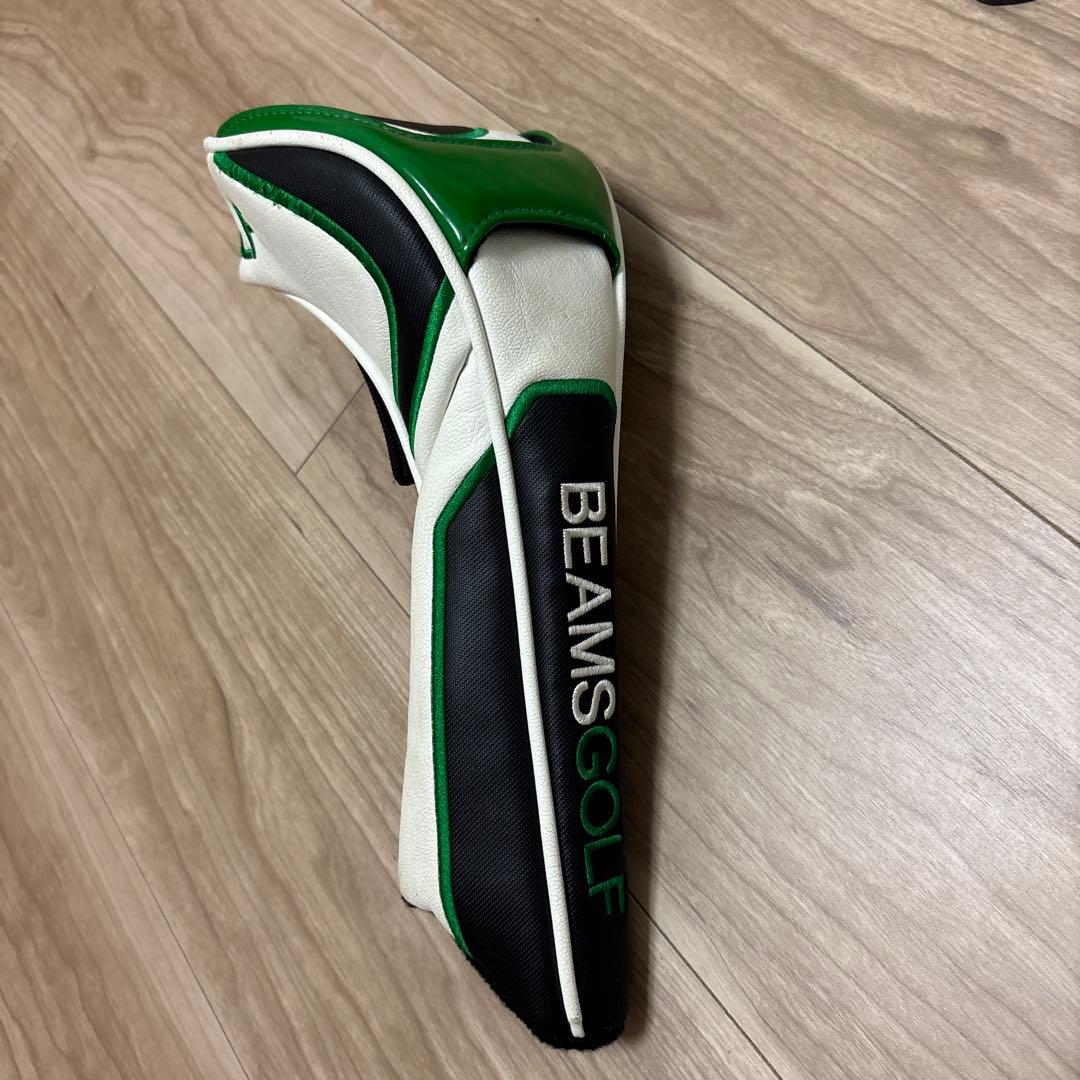 BEAMS GOLF キャディバッグ ホワイト・グリーン 5分割