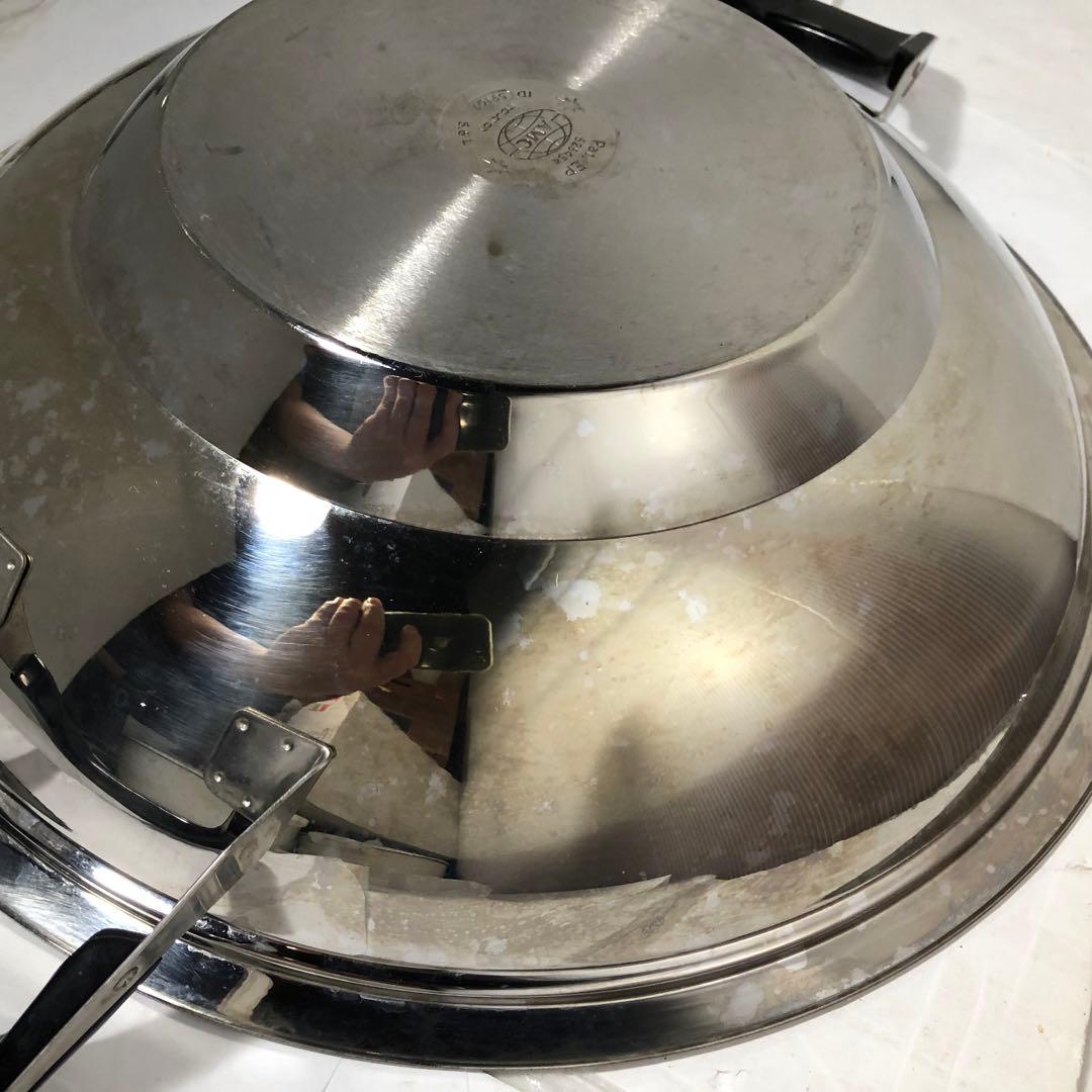 AMC社　両手鍋 36cm 5.6ℓ 温度計付き