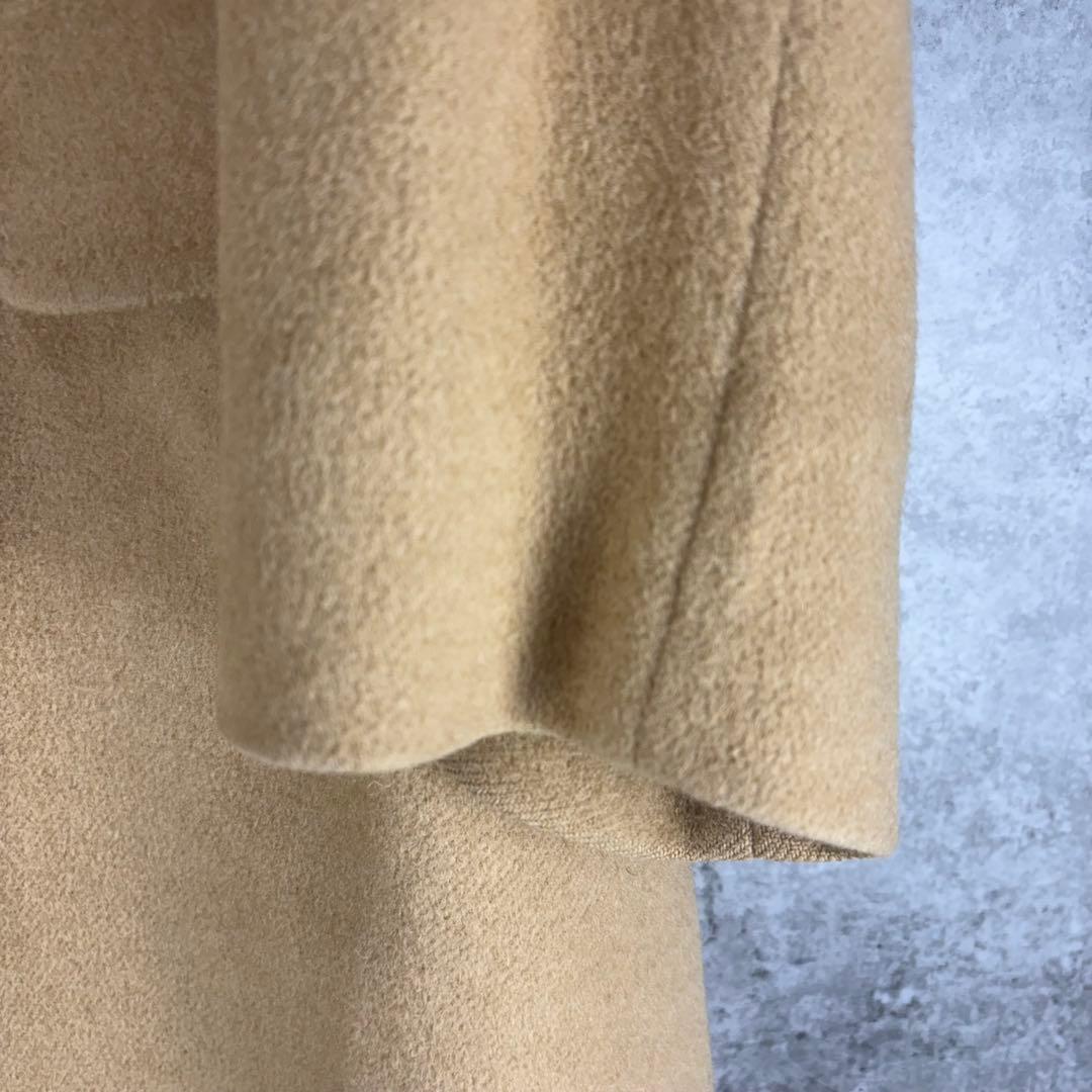 アクアスキュータム　Aquascutum キャメル 100% バルカラー　コート