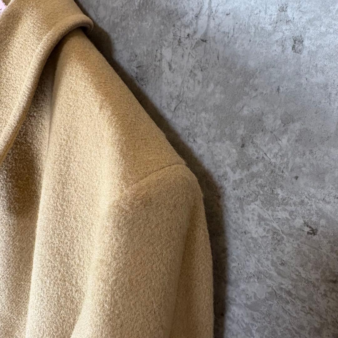 アクアスキュータム　Aquascutum キャメル 100% バルカラー　コート