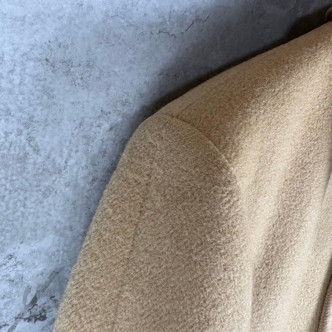 アクアスキュータム　Aquascutum キャメル 100% バルカラー　コート