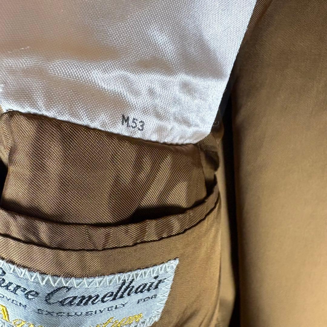 アクアスキュータム　Aquascutum キャメル 100% バルカラー　コート