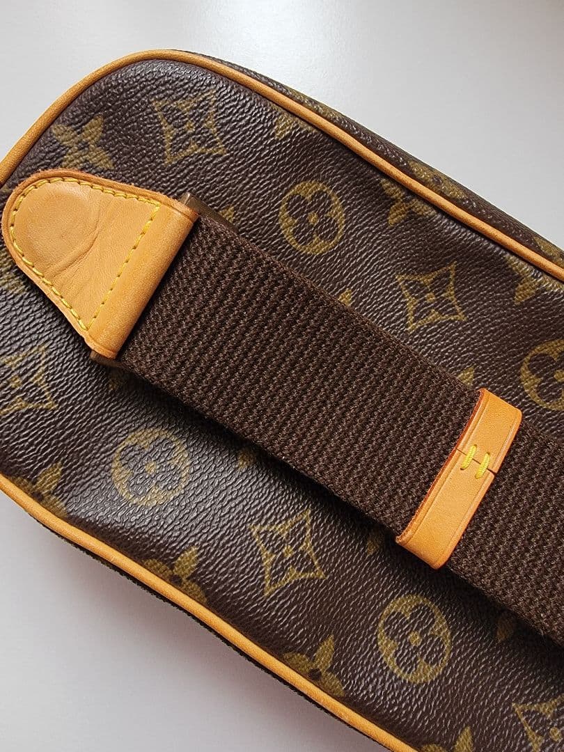 美品：ルイ・ヴィトン ウエストバッグ ボディバッグ ポシェットガンジュ