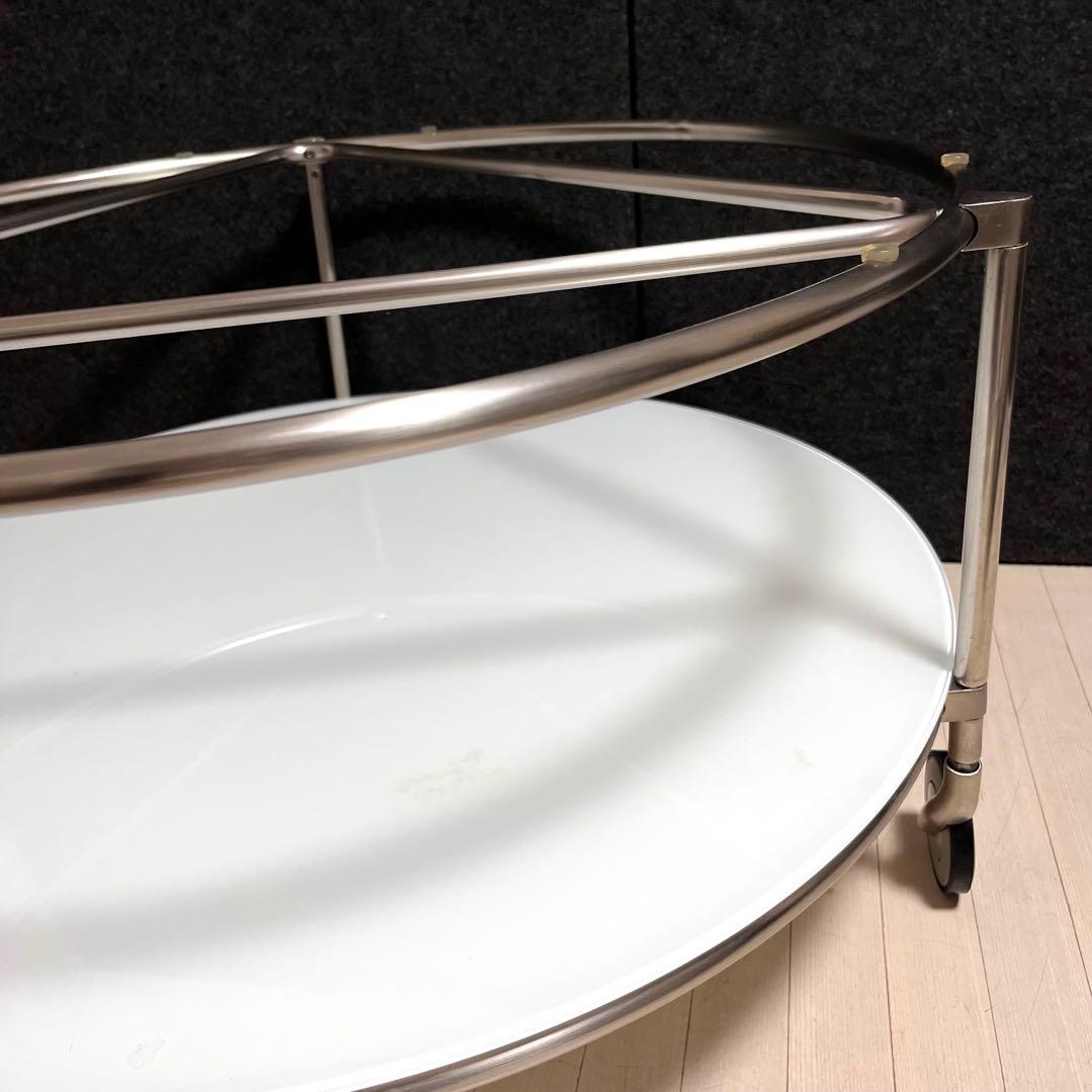 イケア STRIND ストリンド ガラステーブル 円形テーブル ローテーブル