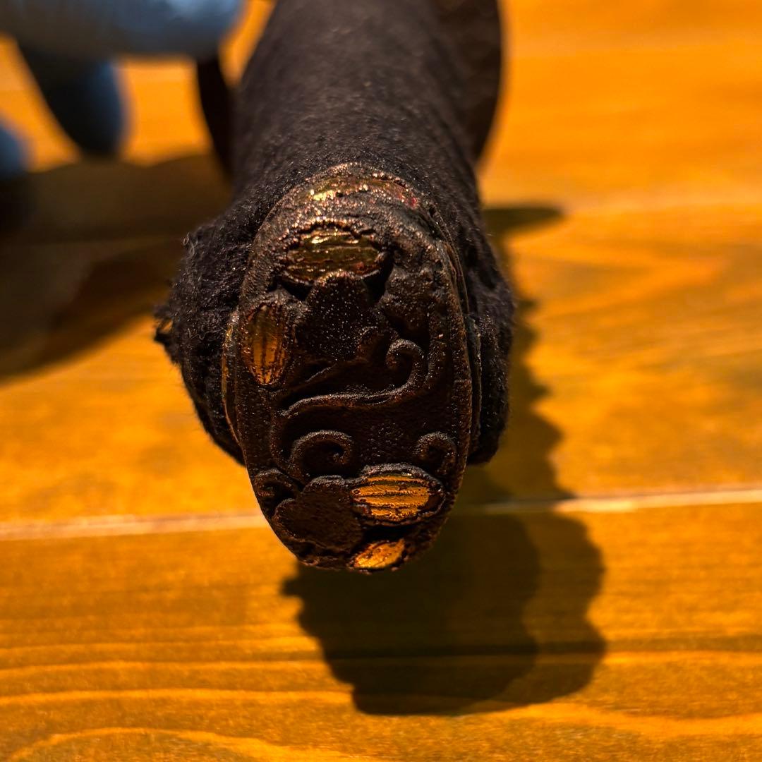 日本刀残欠クラフトナイフNo.77 播磨大掾藤原重高 茎 裏銘有り