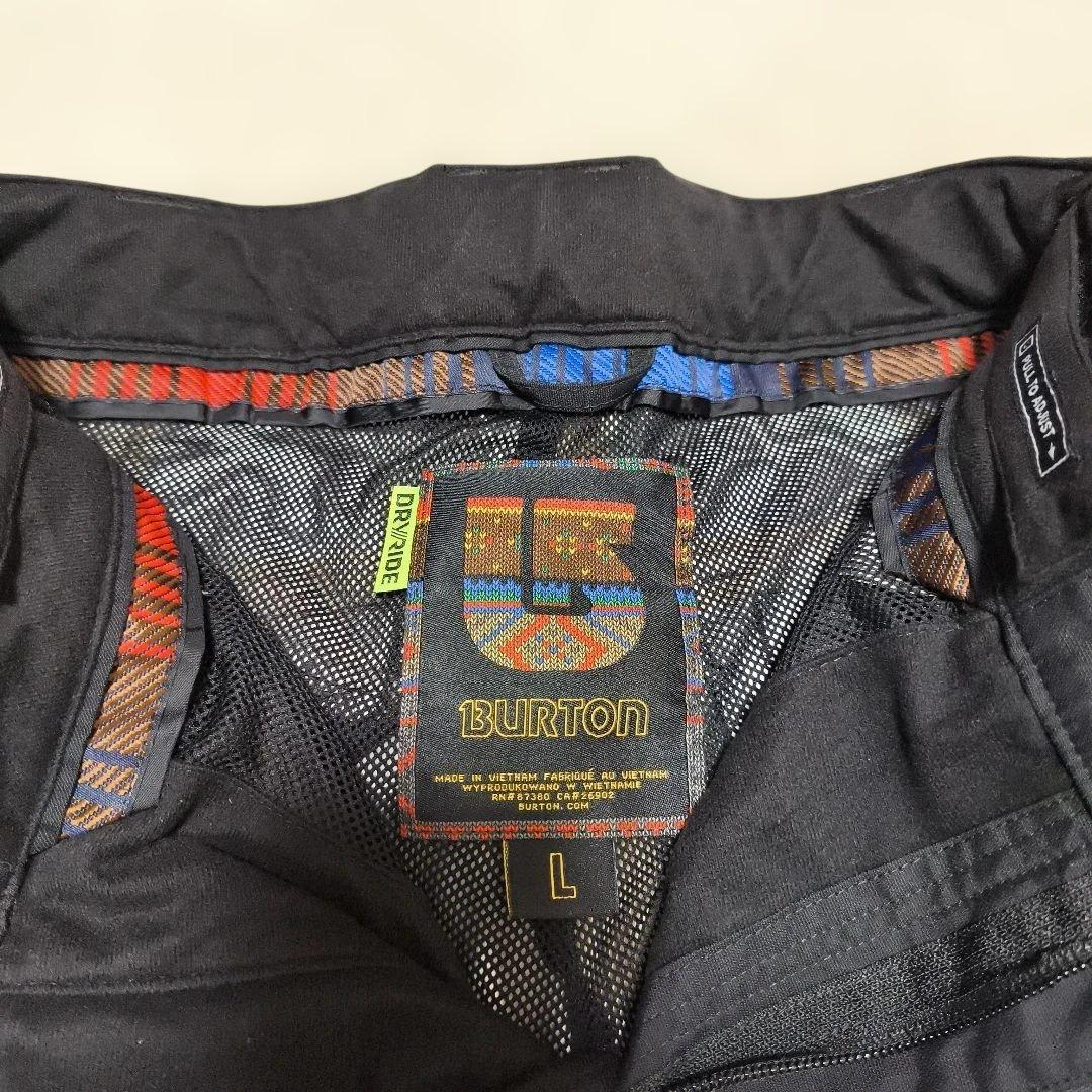 BURTON DRYRIDE ブラック スノーボードパンツ