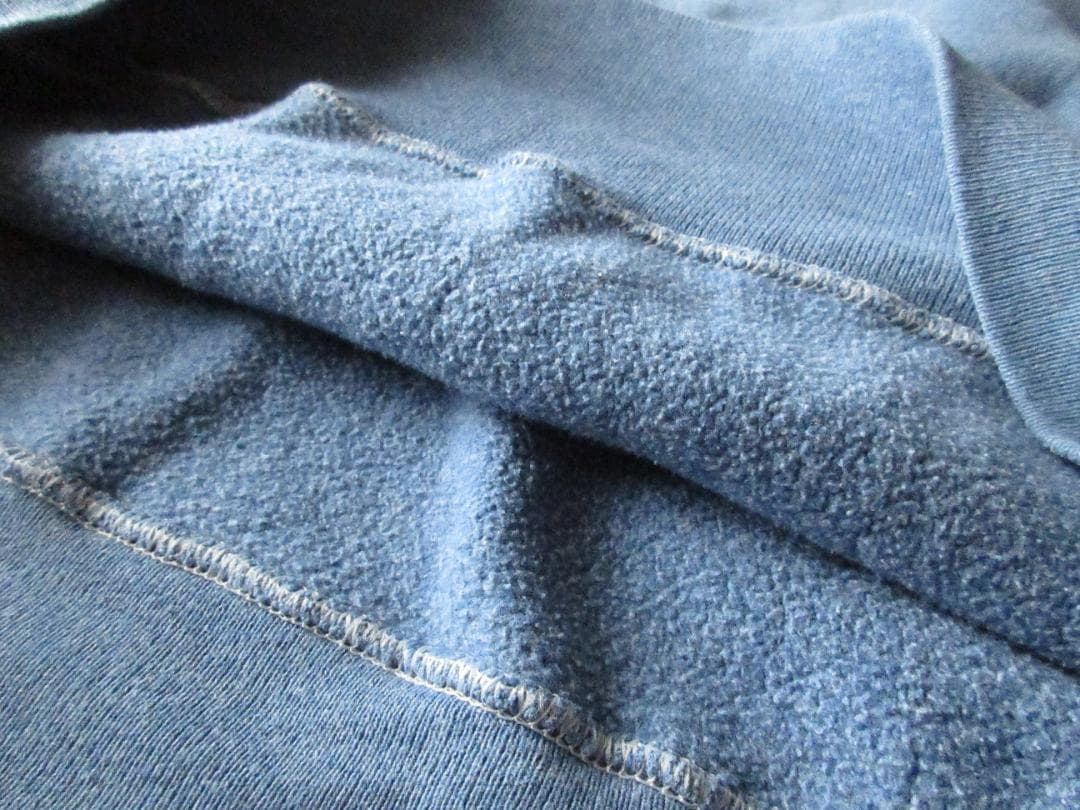 ★チャンピオン'90s【usa製】リバースウィーブL目有りブルーグレー