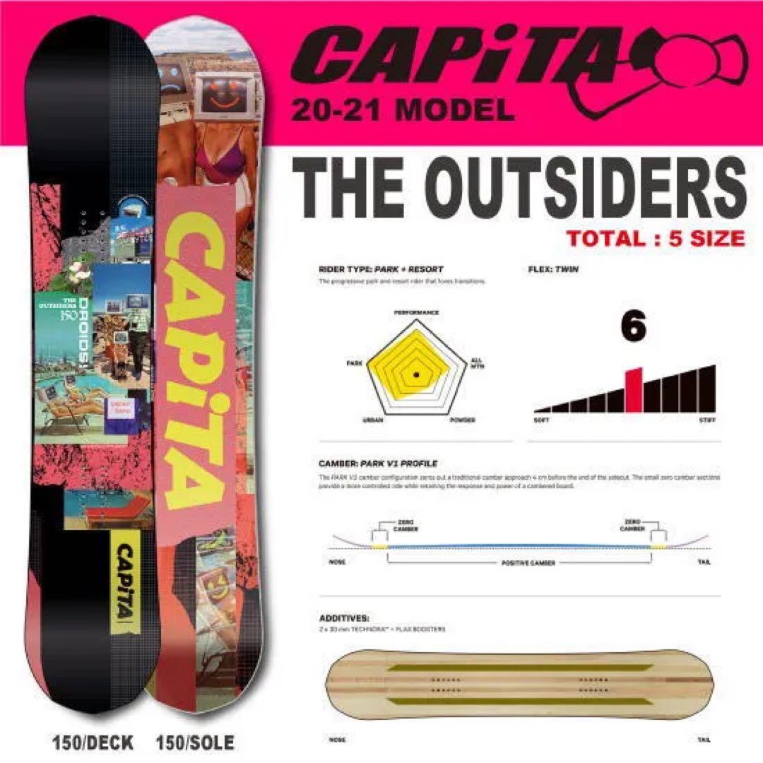 20-21 CAPiTA THE OUTSIDERS 156 キャピタ