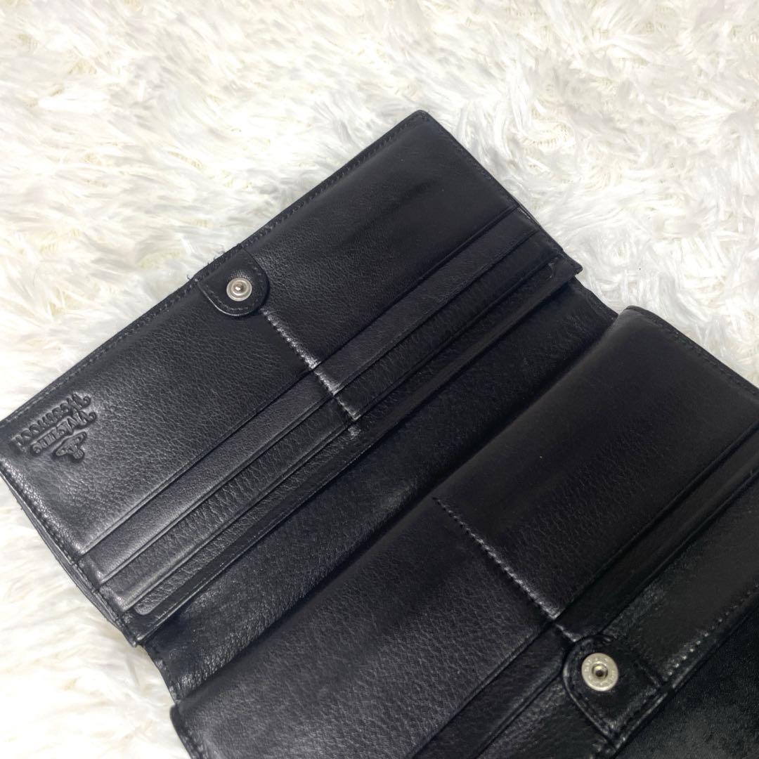 ヴィヴィアンウエストウッド 激レア廃盤 オーブ ベルト長財布 男女兼用 黒